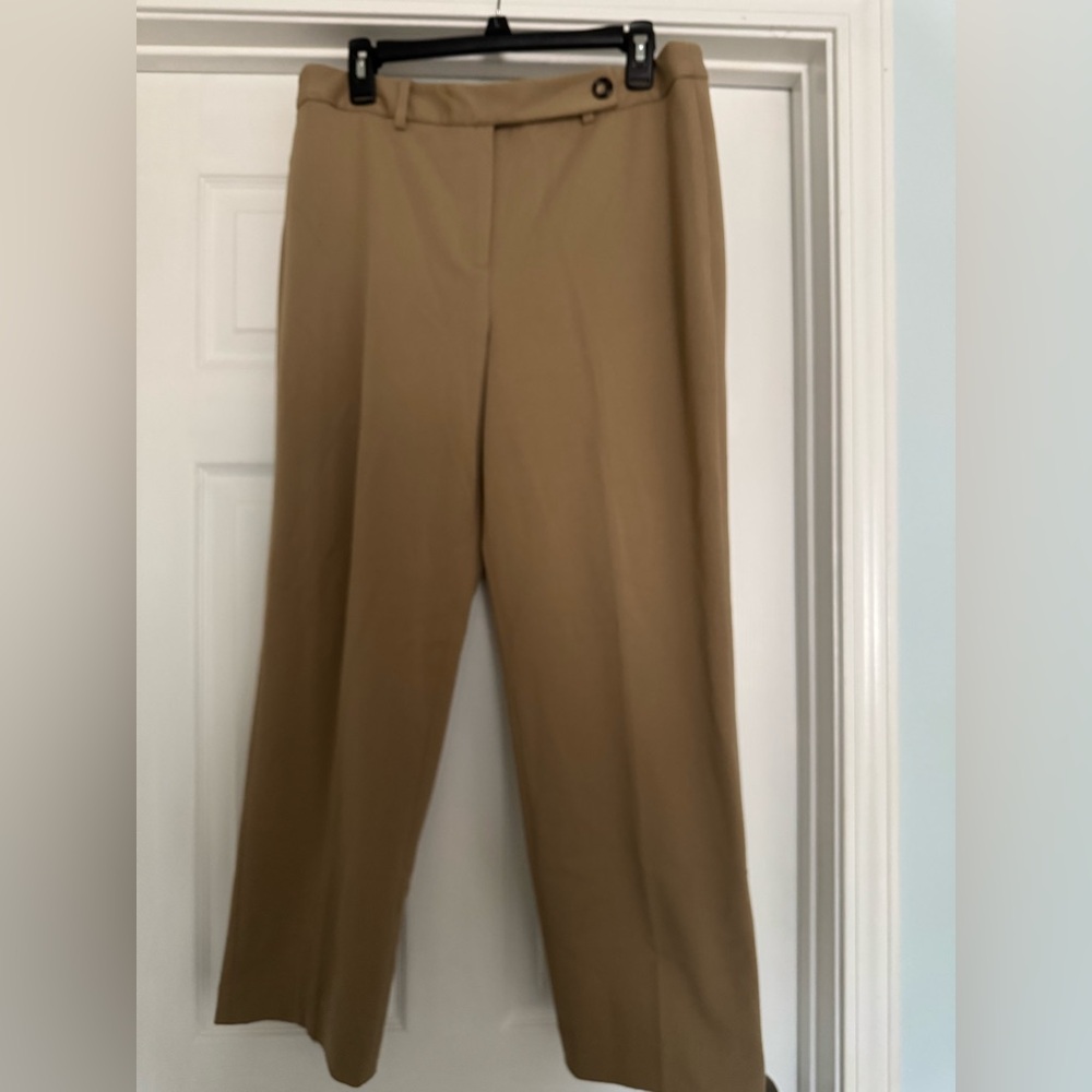 Talbots Beige Stretch Trousers Size 12 💞